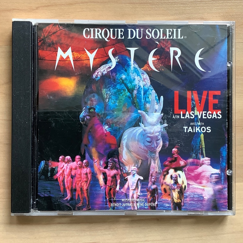 CD Cirque du Soleil "Mystere" Live in Las Vegas with Taikos